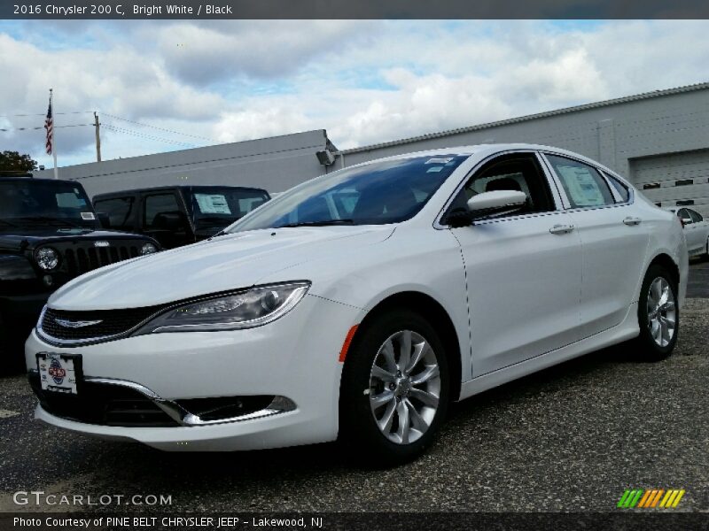 Bright White / Black 2016 Chrysler 200 C