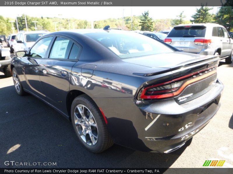 Maximum Steel Metallic / Black 2016 Dodge Charger SXT AWD