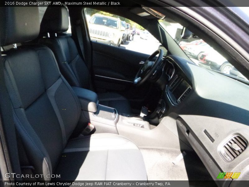 Maximum Steel Metallic / Black 2016 Dodge Charger SXT AWD
