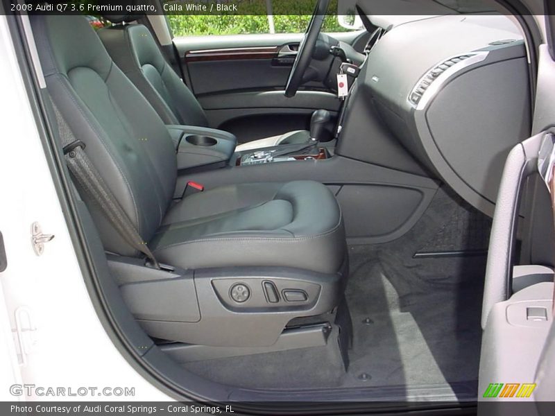 Calla White / Black 2008 Audi Q7 3.6 Premium quattro