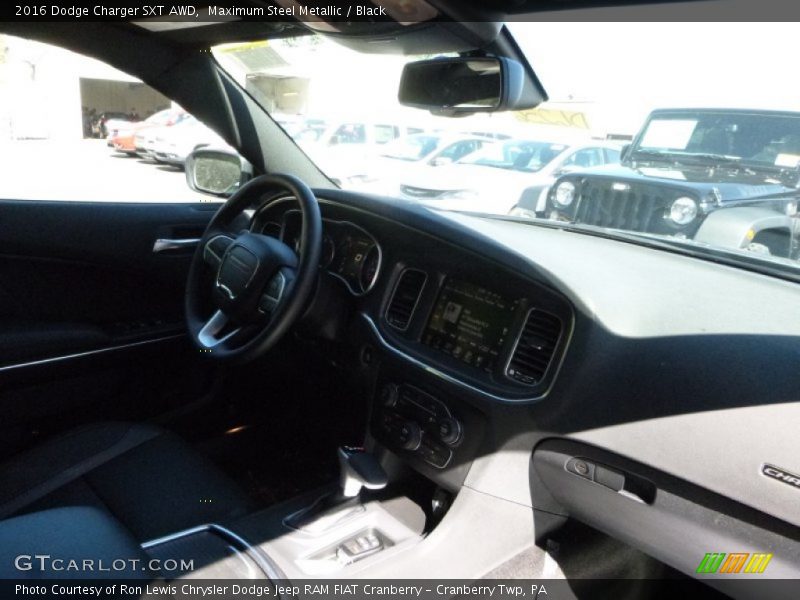 Maximum Steel Metallic / Black 2016 Dodge Charger SXT AWD