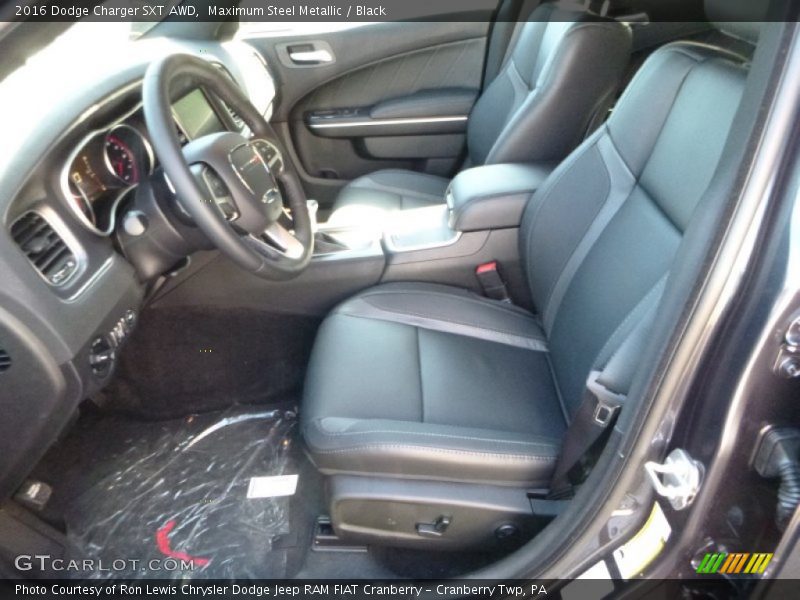 Maximum Steel Metallic / Black 2016 Dodge Charger SXT AWD