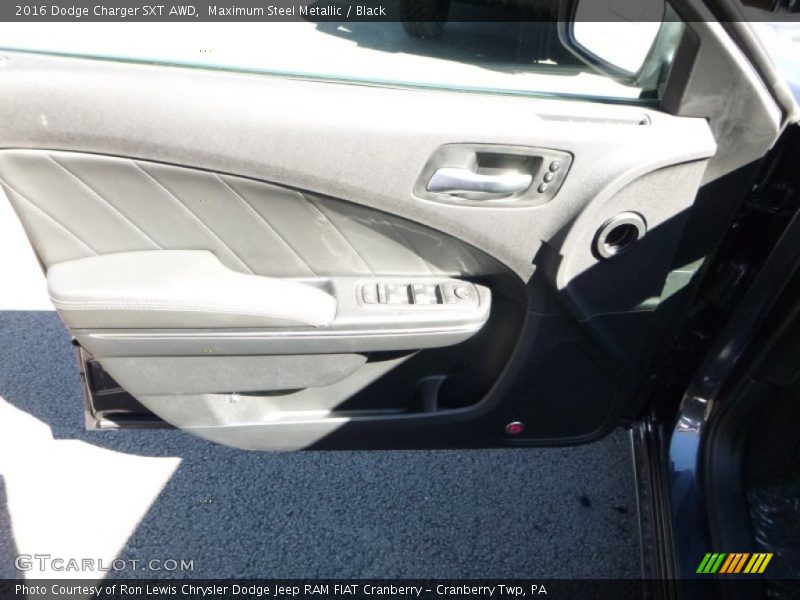 Maximum Steel Metallic / Black 2016 Dodge Charger SXT AWD