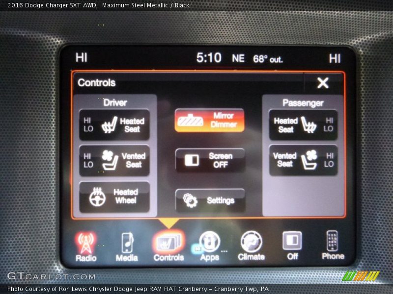 Maximum Steel Metallic / Black 2016 Dodge Charger SXT AWD