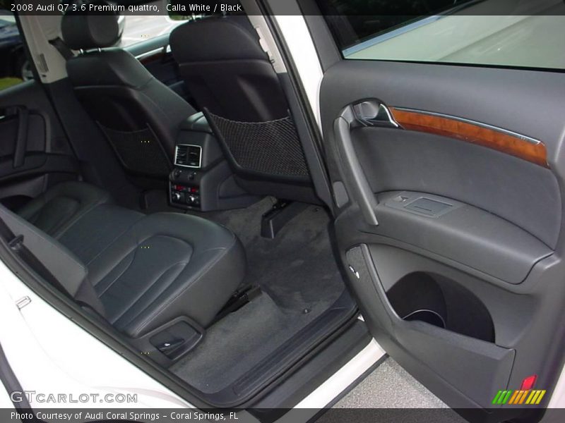 Calla White / Black 2008 Audi Q7 3.6 Premium quattro