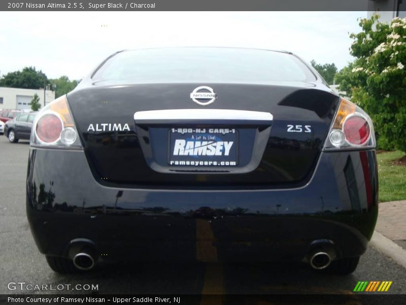 Super Black / Charcoal 2007 Nissan Altima 2.5 S
