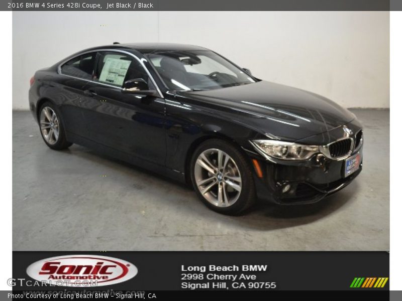 Jet Black / Black 2016 BMW 4 Series 428i Coupe