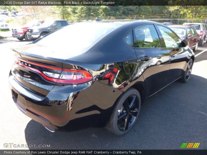 Pitch Black / Black/Light Tungsten 2016 Dodge Dart SXT Rallye Blacktop