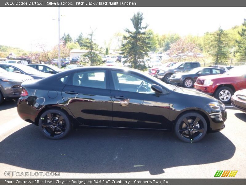 Pitch Black / Black/Light Tungsten 2016 Dodge Dart SXT Rallye Blacktop