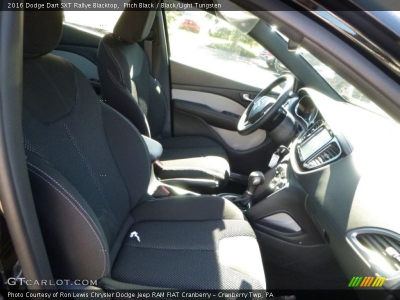 Pitch Black / Black/Light Tungsten 2016 Dodge Dart SXT Rallye Blacktop