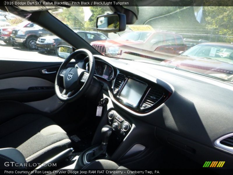 Pitch Black / Black/Light Tungsten 2016 Dodge Dart SXT Rallye Blacktop