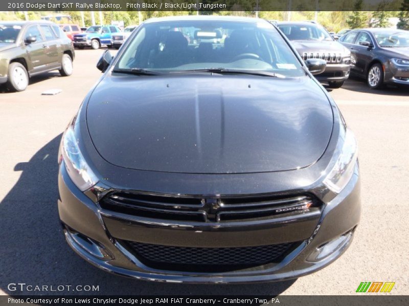 Pitch Black / Black/Light Tungsten 2016 Dodge Dart SXT Rallye Blacktop