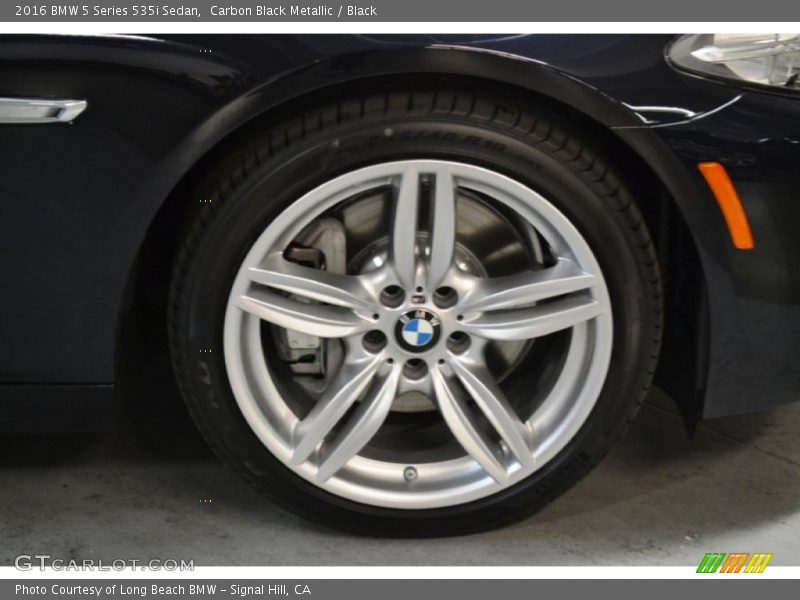 Carbon Black Metallic / Black 2016 BMW 5 Series 535i Sedan