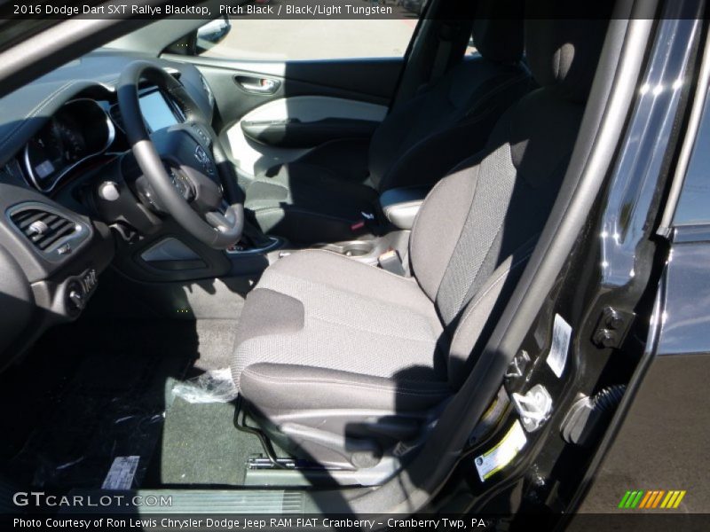 Pitch Black / Black/Light Tungsten 2016 Dodge Dart SXT Rallye Blacktop