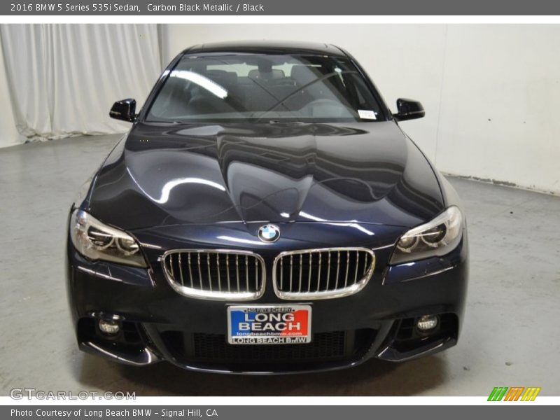 Carbon Black Metallic / Black 2016 BMW 5 Series 535i Sedan