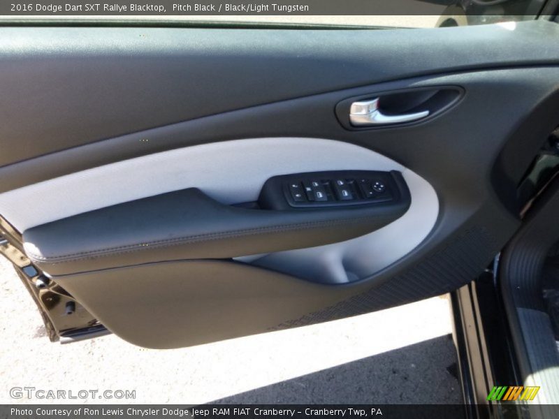 Pitch Black / Black/Light Tungsten 2016 Dodge Dart SXT Rallye Blacktop