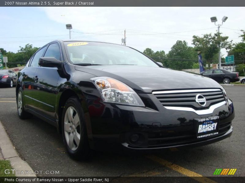 Super Black / Charcoal 2007 Nissan Altima 2.5 S
