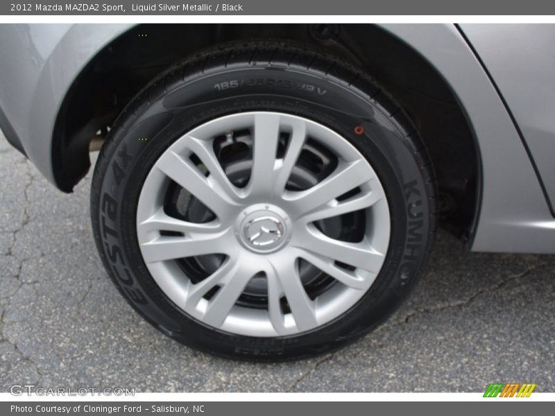 Liquid Silver Metallic / Black 2012 Mazda MAZDA2 Sport