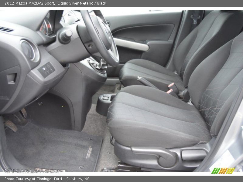 Liquid Silver Metallic / Black 2012 Mazda MAZDA2 Sport