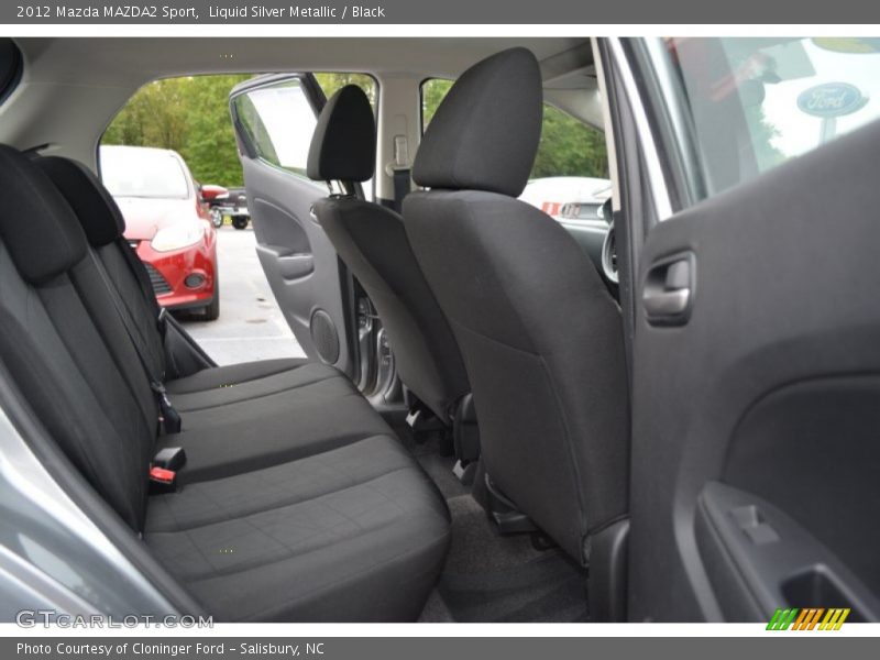 Rear Seat of 2012 MAZDA2 Sport