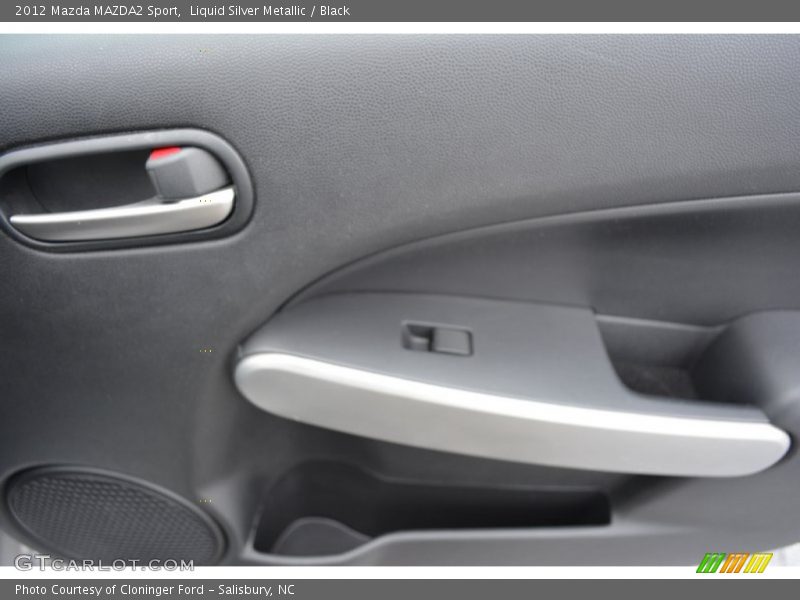 Liquid Silver Metallic / Black 2012 Mazda MAZDA2 Sport