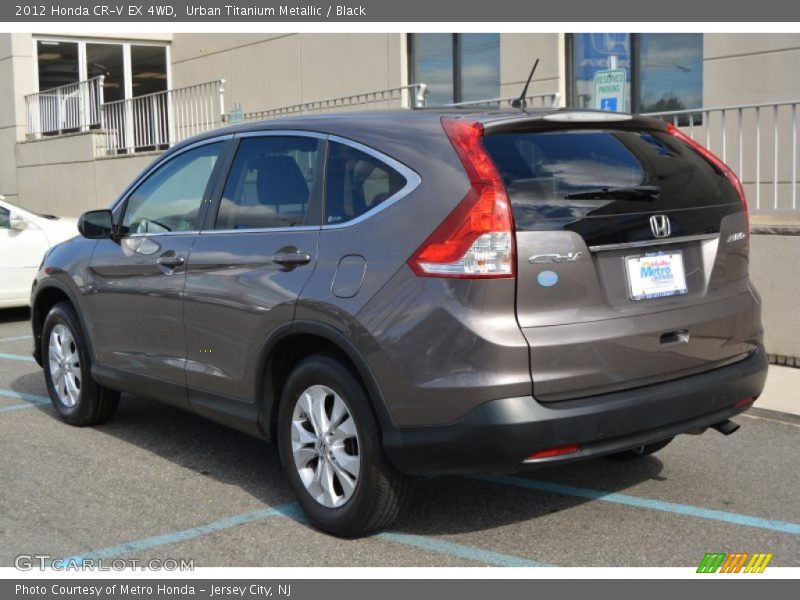 Urban Titanium Metallic / Black 2012 Honda CR-V EX 4WD