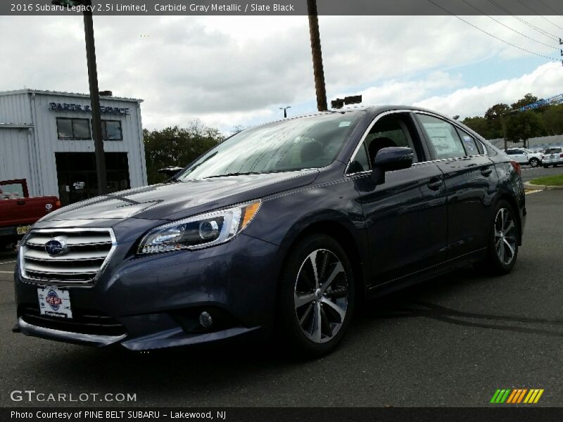 Carbide Gray Metallic / Slate Black 2016 Subaru Legacy 2.5i Limited