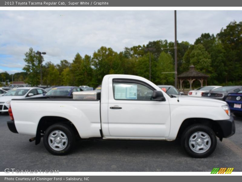 Super White / Graphite 2013 Toyota Tacoma Regular Cab