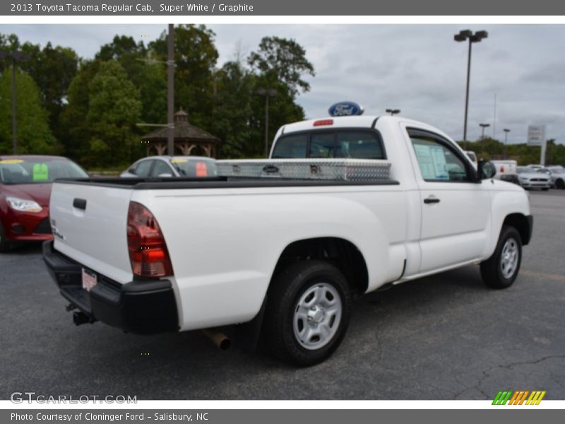Super White / Graphite 2013 Toyota Tacoma Regular Cab