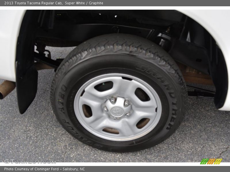 Super White / Graphite 2013 Toyota Tacoma Regular Cab