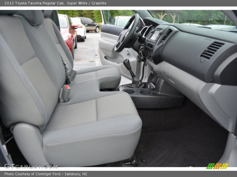 Super White / Graphite 2013 Toyota Tacoma Regular Cab