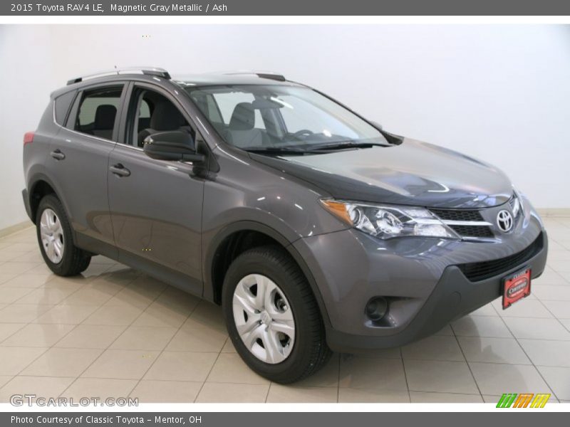 Magnetic Gray Metallic / Ash 2015 Toyota RAV4 LE