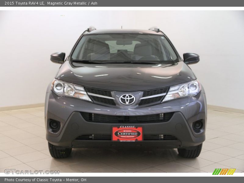 Magnetic Gray Metallic / Ash 2015 Toyota RAV4 LE