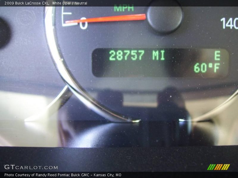 White Opal / Neutral 2009 Buick LaCrosse CXL