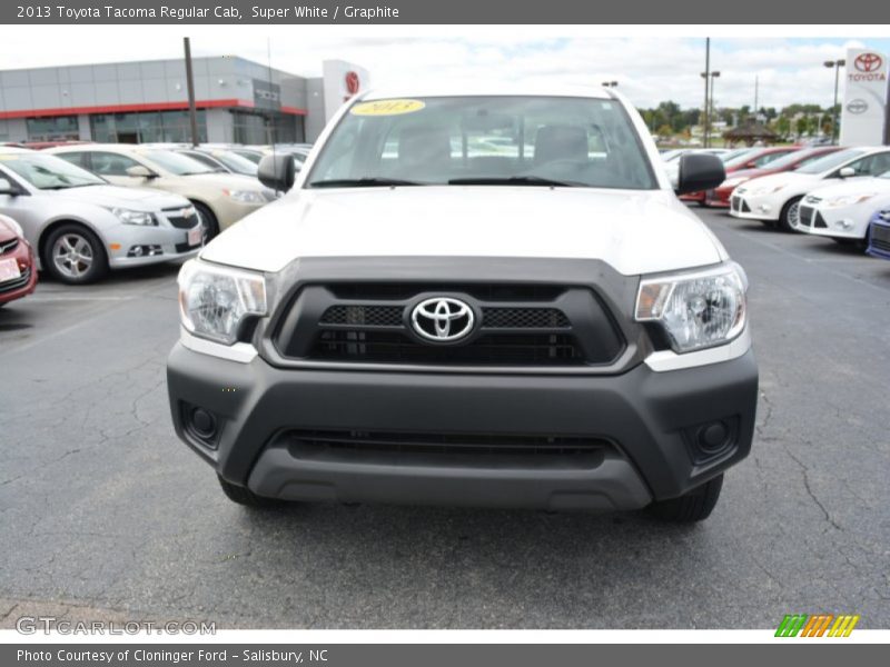 Super White / Graphite 2013 Toyota Tacoma Regular Cab