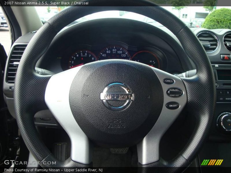 Super Black / Charcoal 2007 Nissan Altima 2.5 S