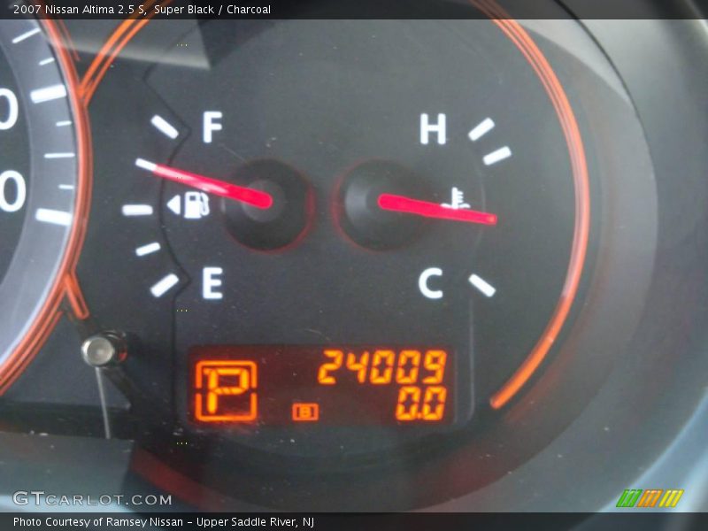 Super Black / Charcoal 2007 Nissan Altima 2.5 S