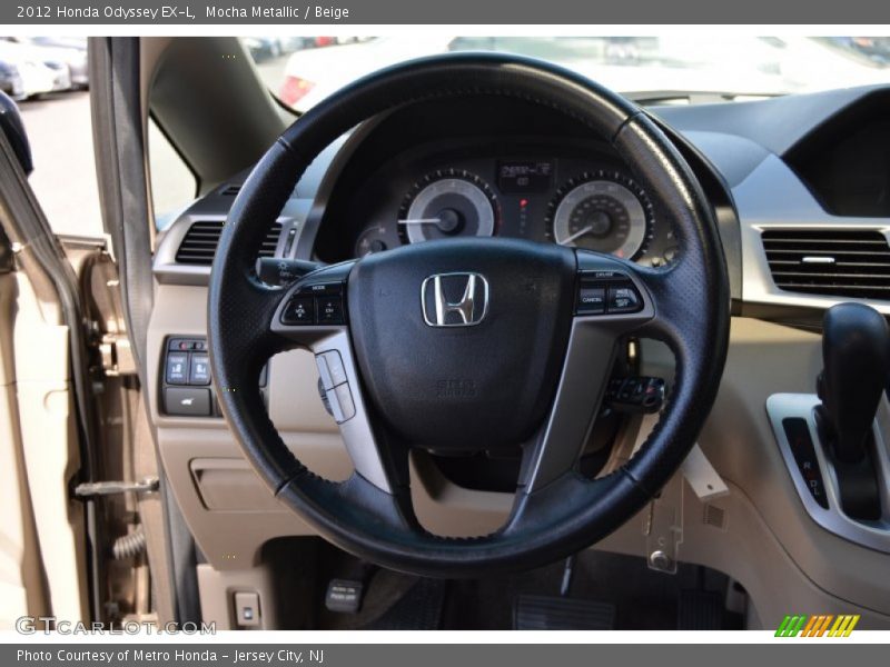 Mocha Metallic / Beige 2012 Honda Odyssey EX-L
