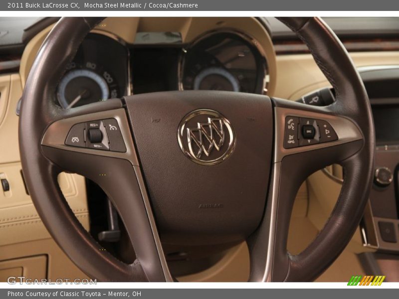 Mocha Steel Metallic / Cocoa/Cashmere 2011 Buick LaCrosse CX