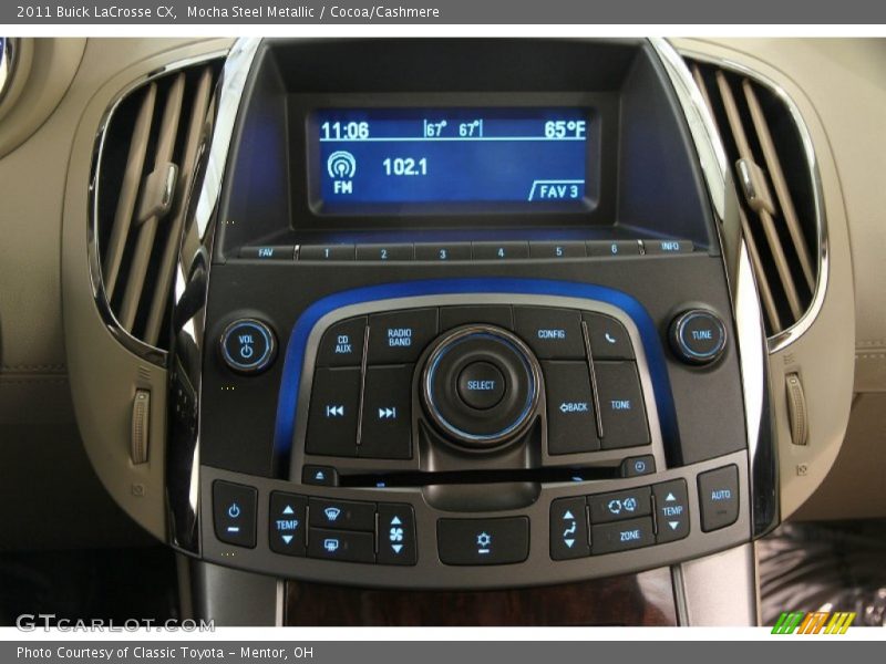 Mocha Steel Metallic / Cocoa/Cashmere 2011 Buick LaCrosse CX