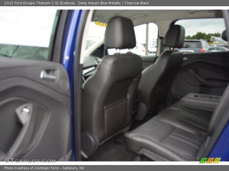 Deep Impact Blue Metallic / Charcoal Black 2013 Ford Escape Titanium 2.0L EcoBoost