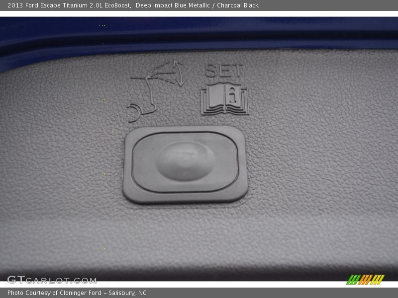 Deep Impact Blue Metallic / Charcoal Black 2013 Ford Escape Titanium 2.0L EcoBoost