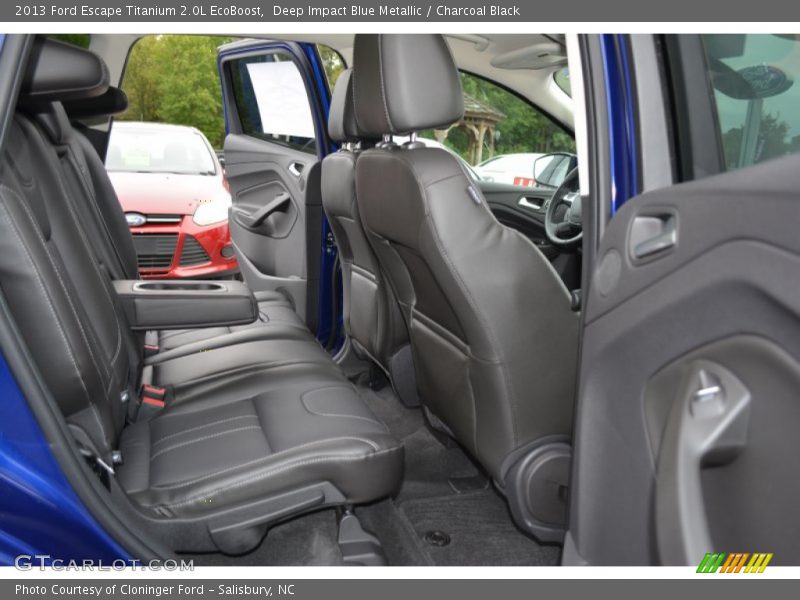 Deep Impact Blue Metallic / Charcoal Black 2013 Ford Escape Titanium 2.0L EcoBoost