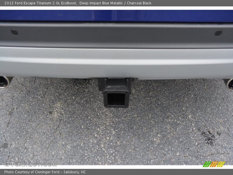 Deep Impact Blue Metallic / Charcoal Black 2013 Ford Escape Titanium 2.0L EcoBoost
