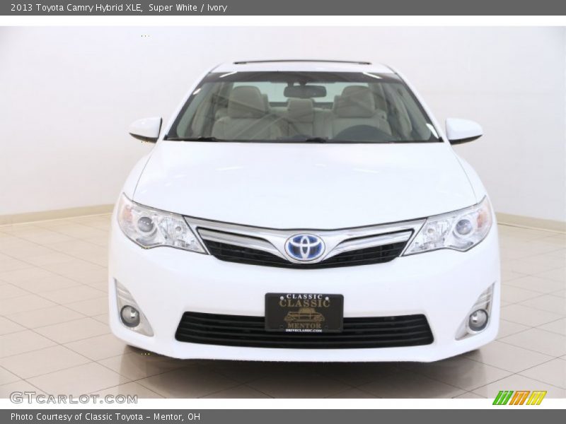 Super White / Ivory 2013 Toyota Camry Hybrid XLE