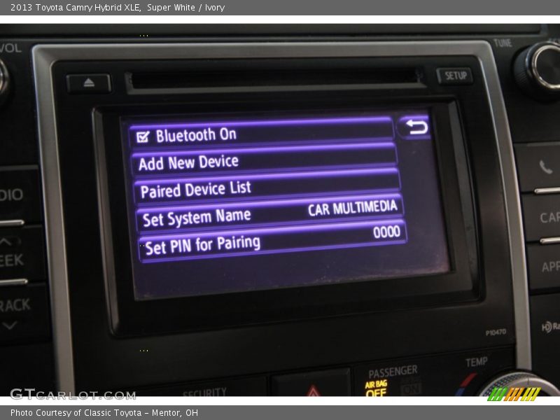 Super White / Ivory 2013 Toyota Camry Hybrid XLE