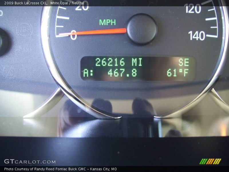 White Opal / Neutral 2009 Buick LaCrosse CXL