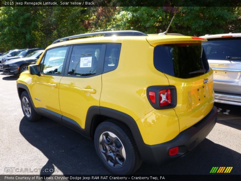 Solar Yellow / Black 2015 Jeep Renegade Latitude