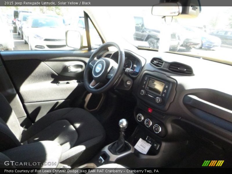 Solar Yellow / Black 2015 Jeep Renegade Latitude