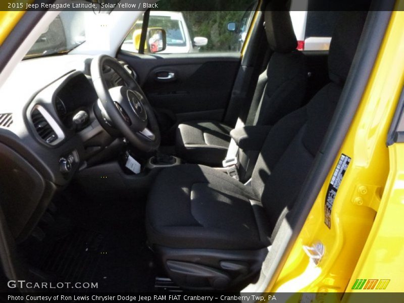 Solar Yellow / Black 2015 Jeep Renegade Latitude